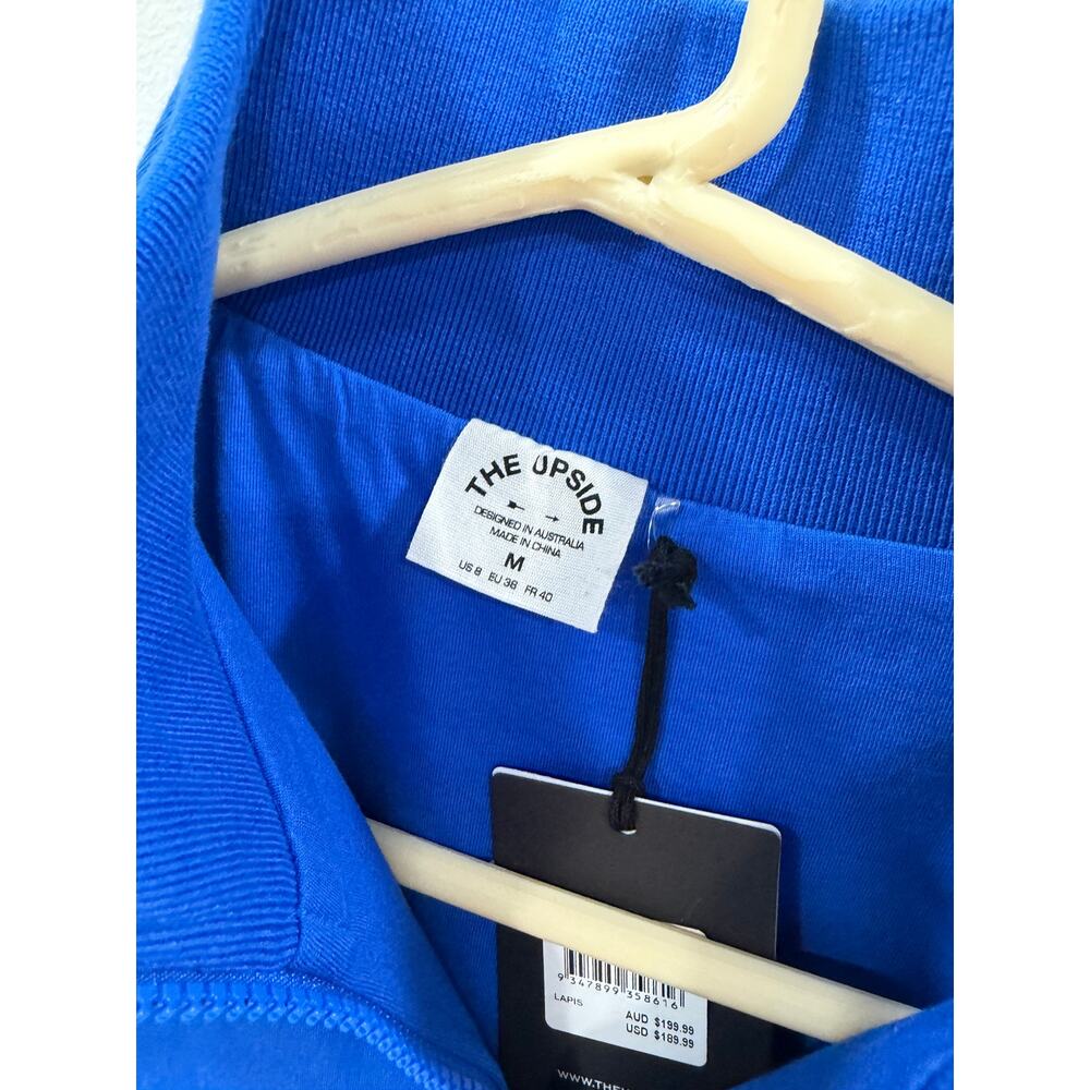 New The Upside BAHIA MARGOT JACKET Blue Size Medium - Picture 4 of 8